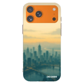 Picasee silikonowe przeźroczyste etui na Apple iPhone 17 Pro Max - Airplane mode