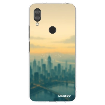 Picasee silikonowe przeźroczyste etui na Xiaomi Redmi 7 - Airplane mode