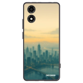 Picasee silikonowe czarne etui na Motorola Moto E14 - Airplane mode