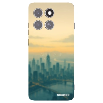 Picasee silikonowe czarne etui na Motorola Edge 60 Pro - Airplane mode