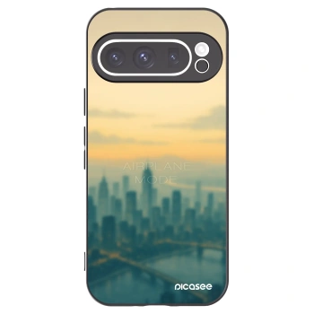 Picasee silikonowe czarne etui na Google Pixel 9 Pro XL - Airplane mode