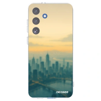 Picasee silikonowe przeźroczyste etui na Samsung Galaxy S25 FE 5G - Airplane mode