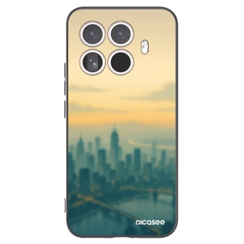 Picasee silikonowe czarne etui na Xiaomi 15T Pro - Airplane mode
