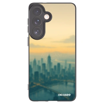 Picasee silikonowe czarne etui na Samsung Galaxy S26+ - Airplane mode