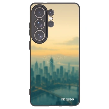 Picasee silikonowe czarne etui na Samsung Galaxy S26 Ultra - Airplane mode