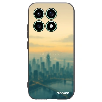 Picasee silikonowe czarne etui na Xiaomi 17 - Airplane mode