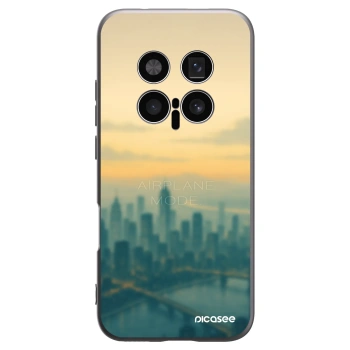 Picasee silikonowe czarne etui na Honor Magic8 Pro 5G - Airplane mode