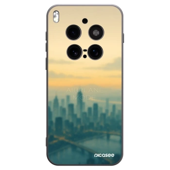 Picasee silikonowe czarne etui na Vivo X300 Pro - Airplane mode