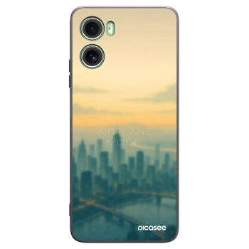 Picasee silikonowe czarne etui na Motorola Moto G06 - Airplane mode