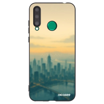 Picasee silikonowe czarne etui na Honor 20 Lite - Airplane mode