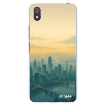 Picasee silikonowe przeźroczyste etui na Xiaomi Redmi 7A - Airplane mode