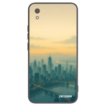 Picasee silikonowe czarne etui na Xiaomi Redmi 7A - Airplane mode