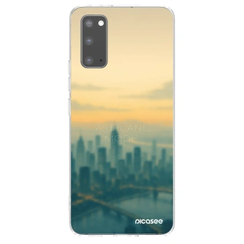 Picasee silikonowe przeźroczyste etui na Samsung Galaxy S20 G980F - Airplane mode