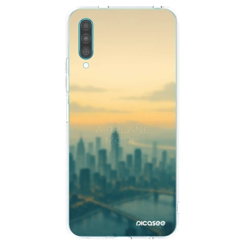 Picasee silikonowe przeźroczyste etui na Samsung Galaxy A30s A307F - Airplane mode