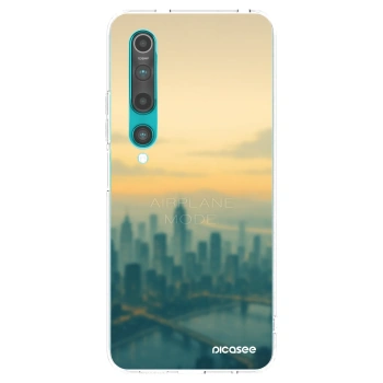 Picasee silikonowe przeźroczyste etui na Xiaomi Mi 10 - Airplane mode