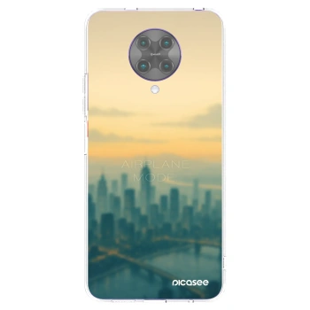 Picasee silikonowe przeźroczyste etui na Xiaomi Poco F2 Pro - Airplane mode