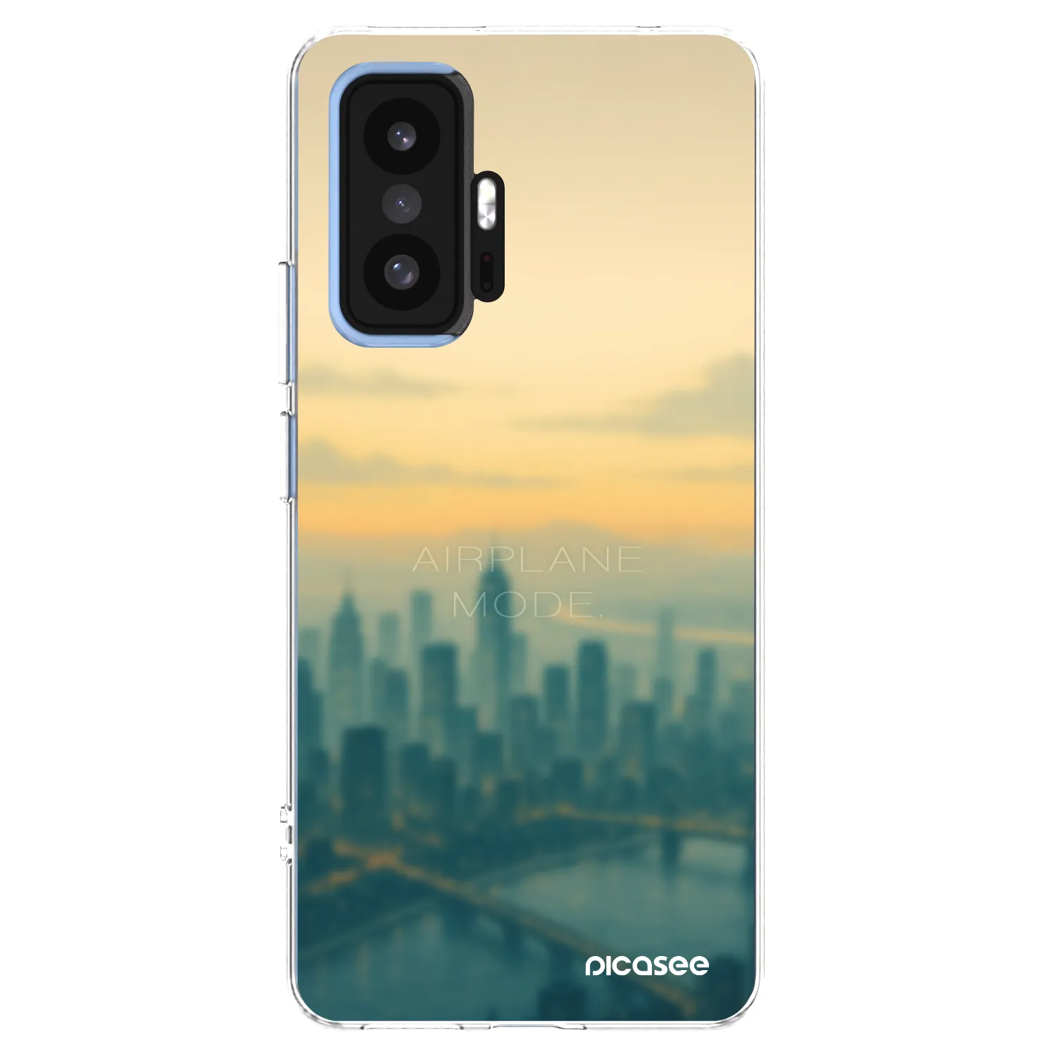 Picasee silikonowe przeźroczyste etui na Xiaomi 11T Pro - Airplane mode