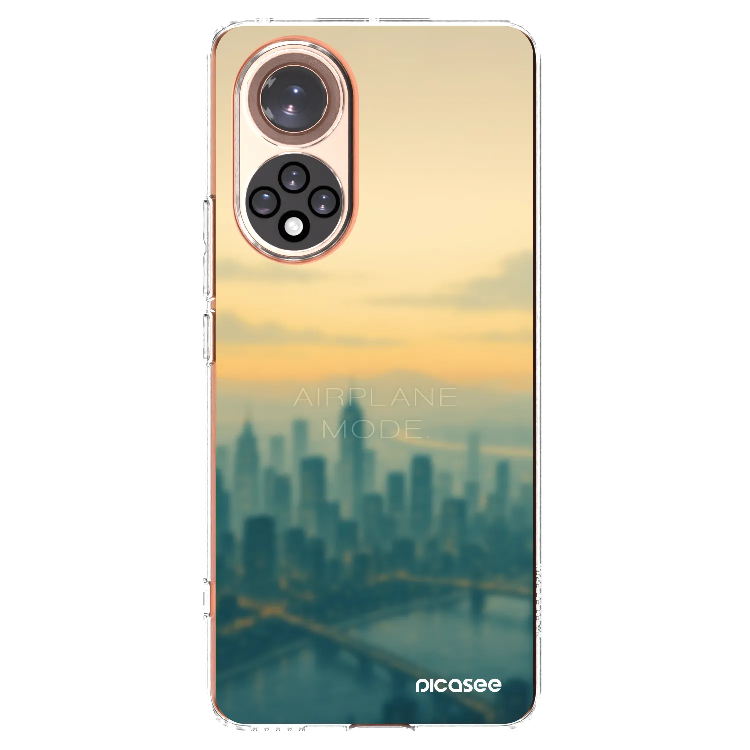 Picasee silikonowe przeźroczyste etui na Huawei Nova 9 - Airplane mode