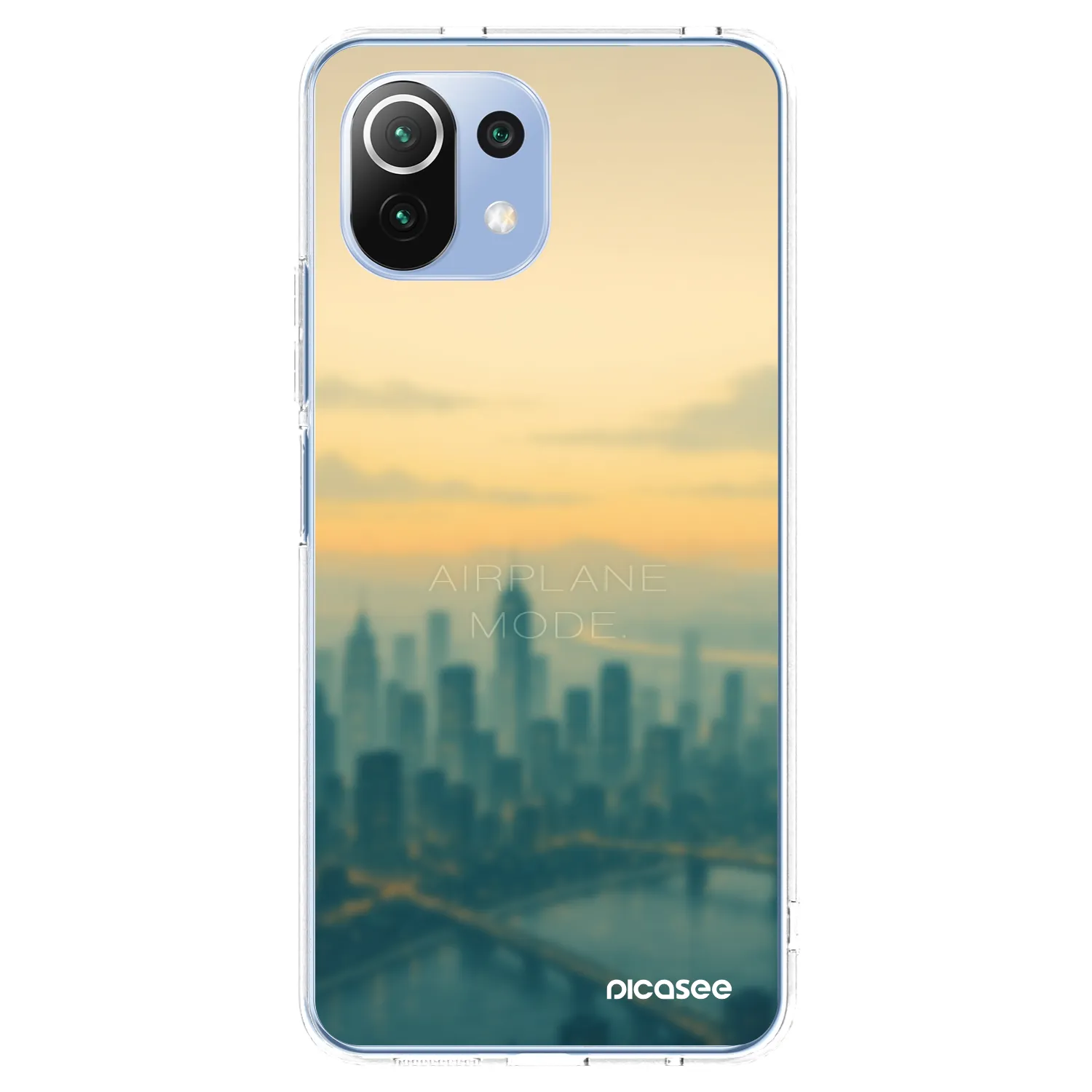 Picasee silikonowe przeźroczyste etui na Xiaomi 11 Lite 5G NE - Airplane mode