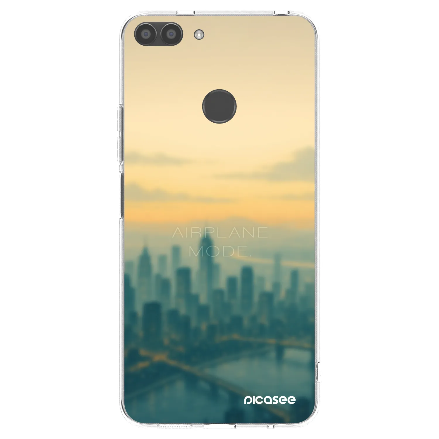 Picasee silikonowe przeźroczyste etui na Huawei P Smart - Airplane mode