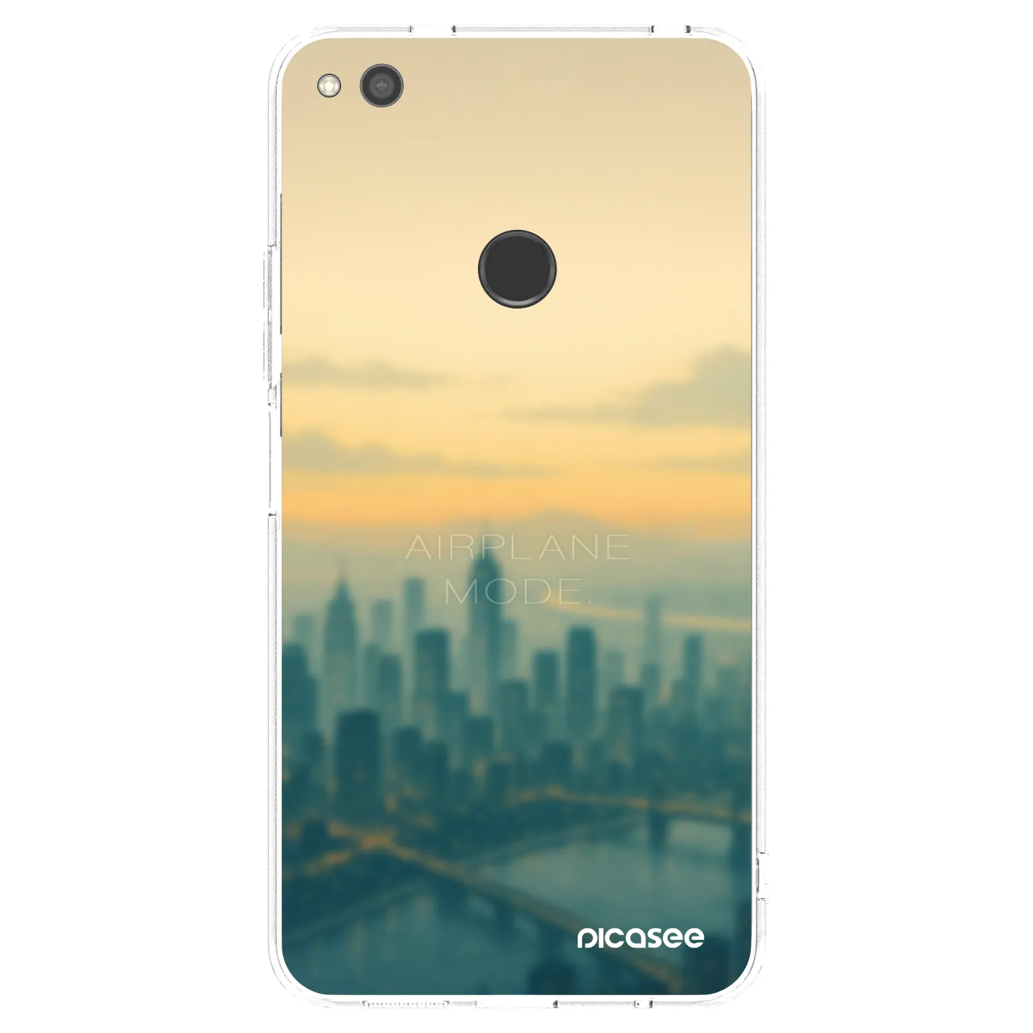 Picasee silikonowe przeźroczyste etui na Huawei P9 Lite 2017 - Airplane mode