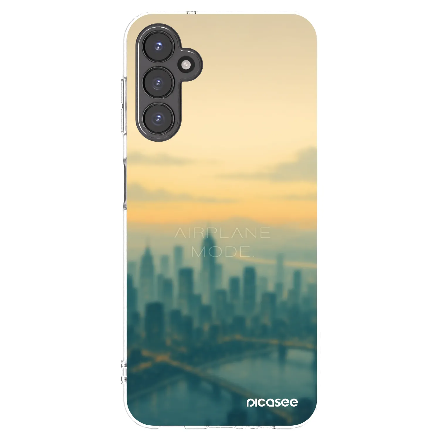 Picasee silikonowe przeźroczyste etui na Samsung Galaxy A14 5G A146P - Airplane mode