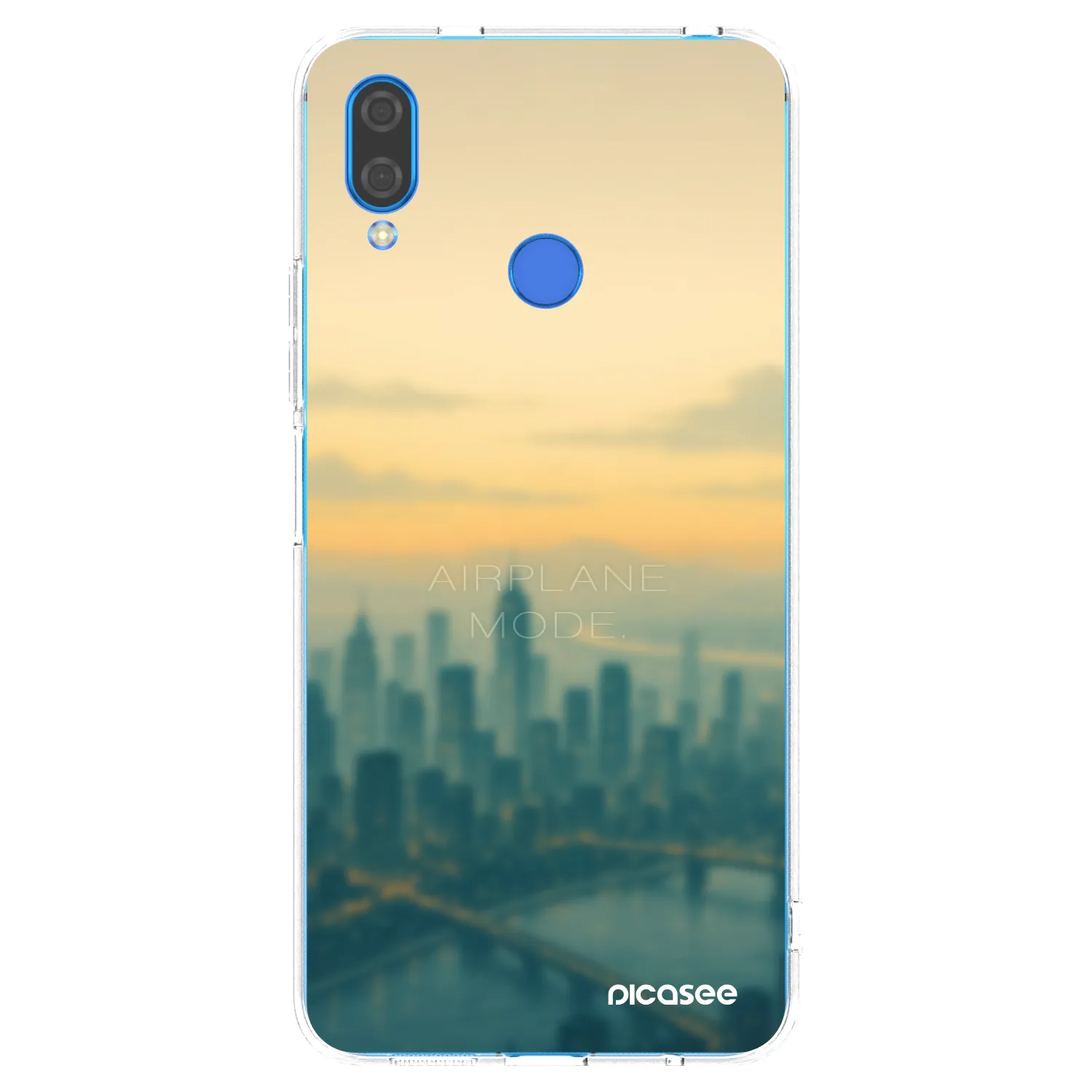 Picasee silikonowe przeźroczyste etui na Huawei Nova 3i - Airplane mode