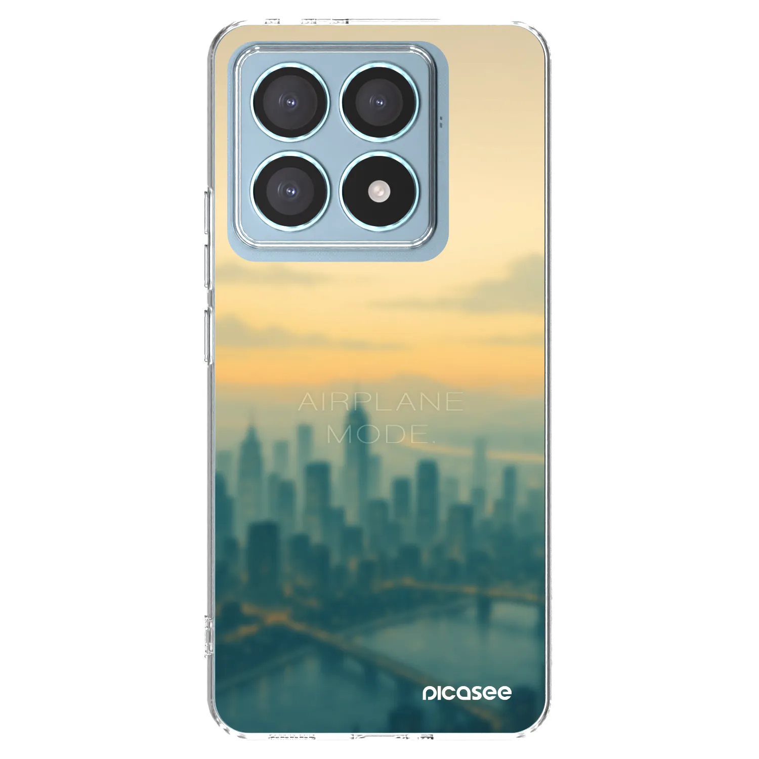 Picasee silikonowe przeźroczyste etui na Xiaomi 14T Pro - Airplane mode