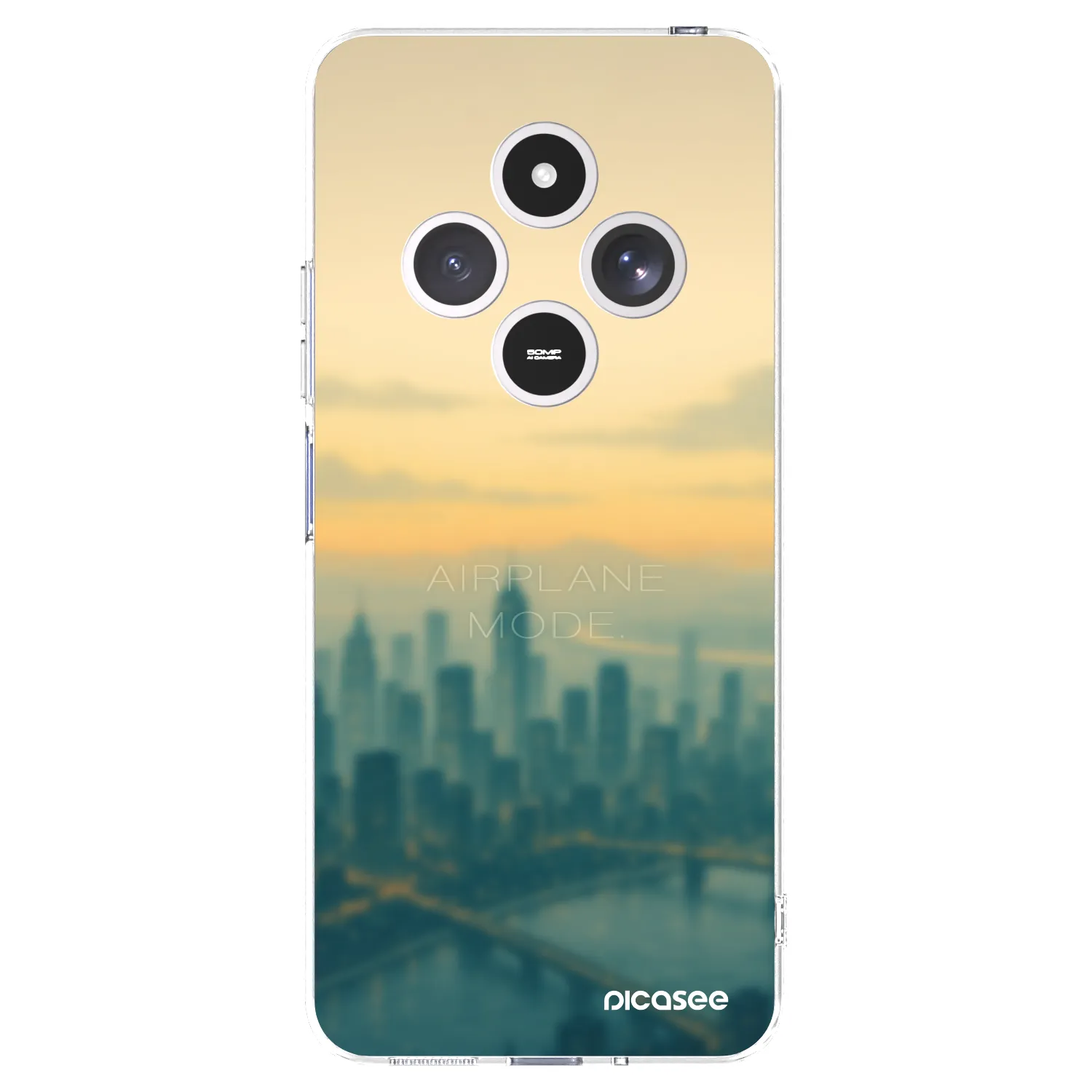 Picasee silikonowe przeźroczyste etui na Xiaomi Redmi 14C - Airplane mode