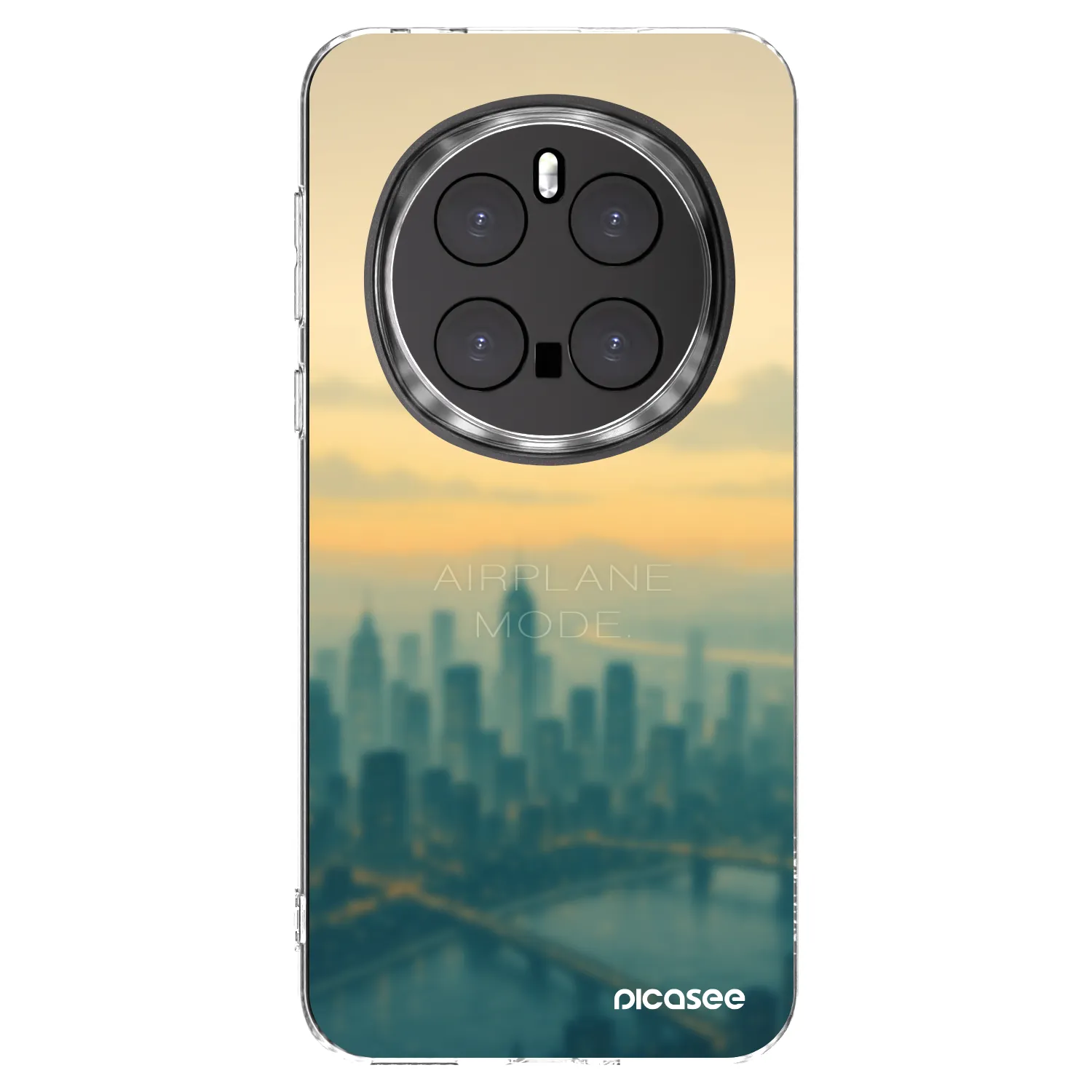 Picasee silikonowe przeźroczyste etui na Honor Magic7 Pro 5G - Airplane mode