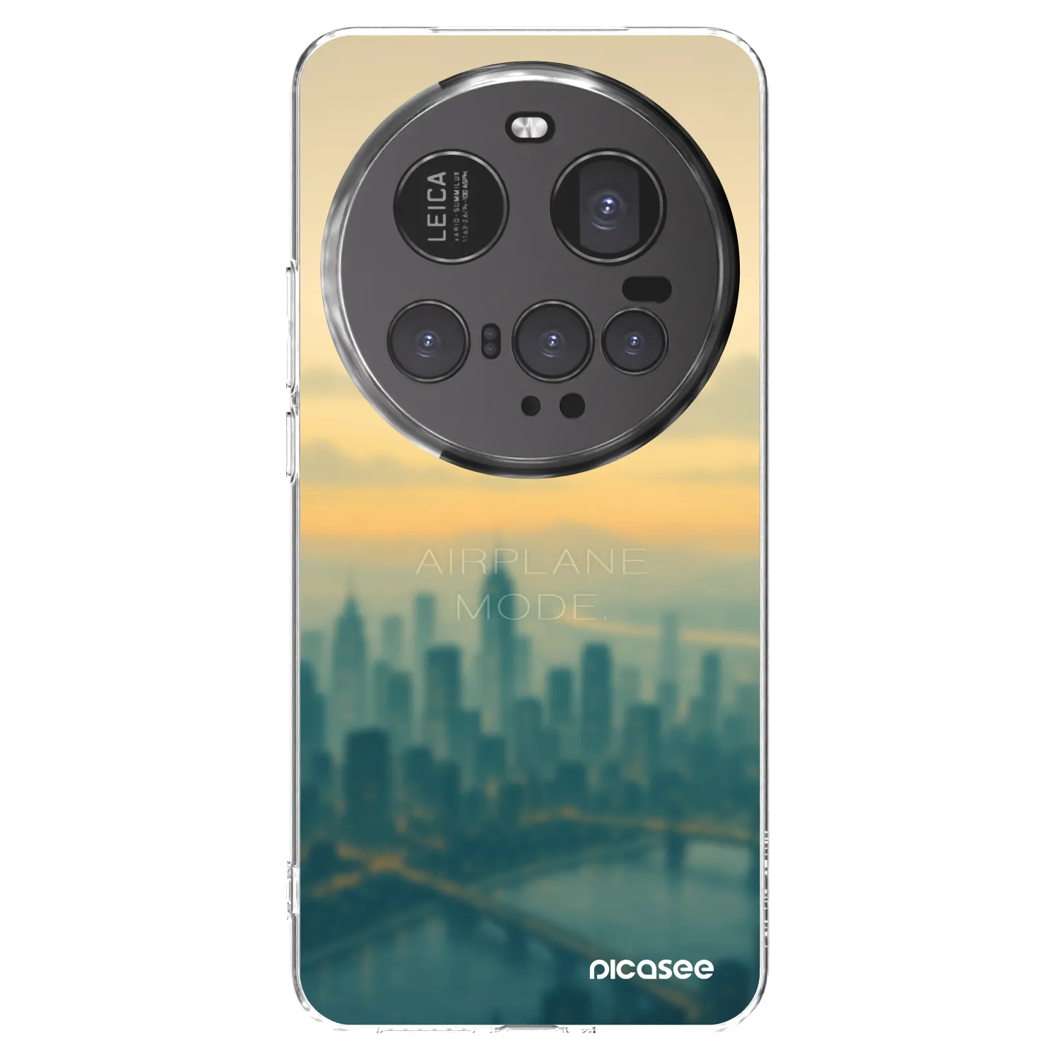Picasee silikonowe przeźroczyste etui na Xiaomi 15 Ultra - Airplane mode