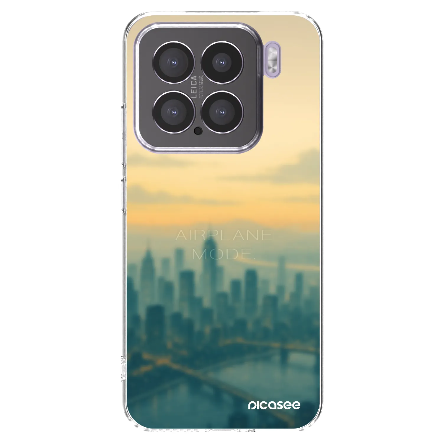Picasee silikonowe przeźroczyste etui na Xiaomi 15 - Airplane mode