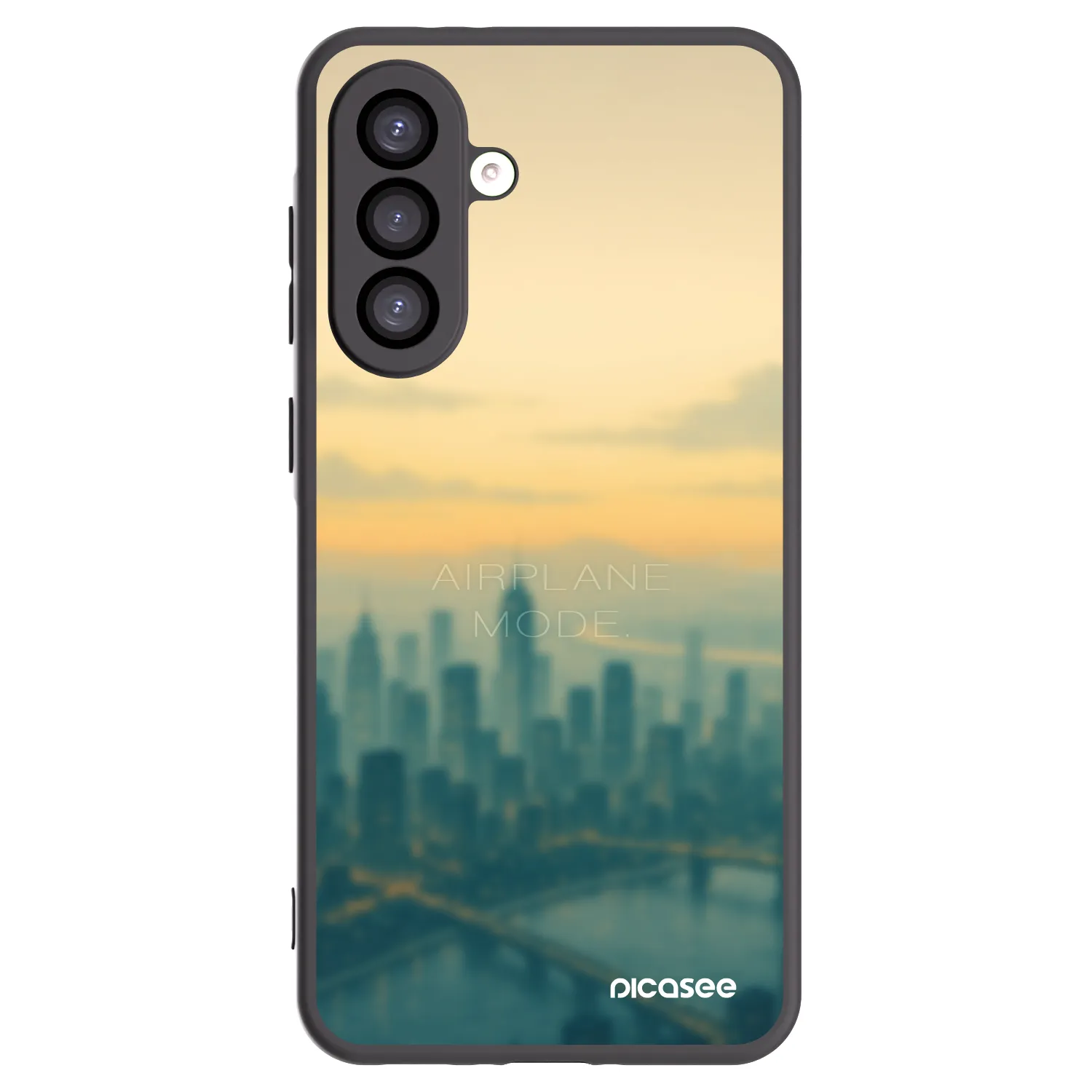 Picasee silikonowe czarne etui na Samsung Galaxy A26 5G A266B - Airplane mode