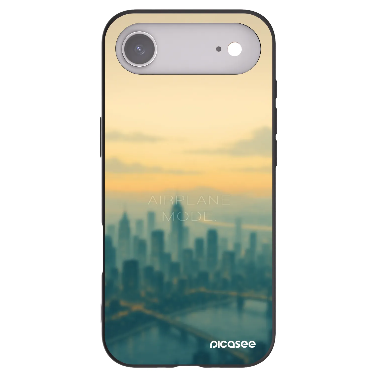 Picasee silikonowe czarne etui na Apple iPhone Air - Airplane mode