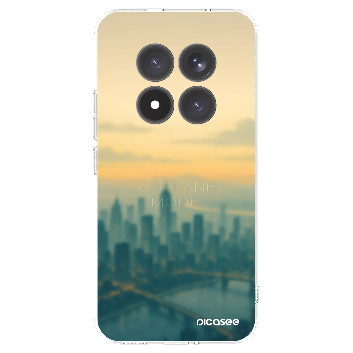 Picasee silikonowe przeźroczyste etui na Xiaomi Redmi Note 15 Pro+ - Airplane mode