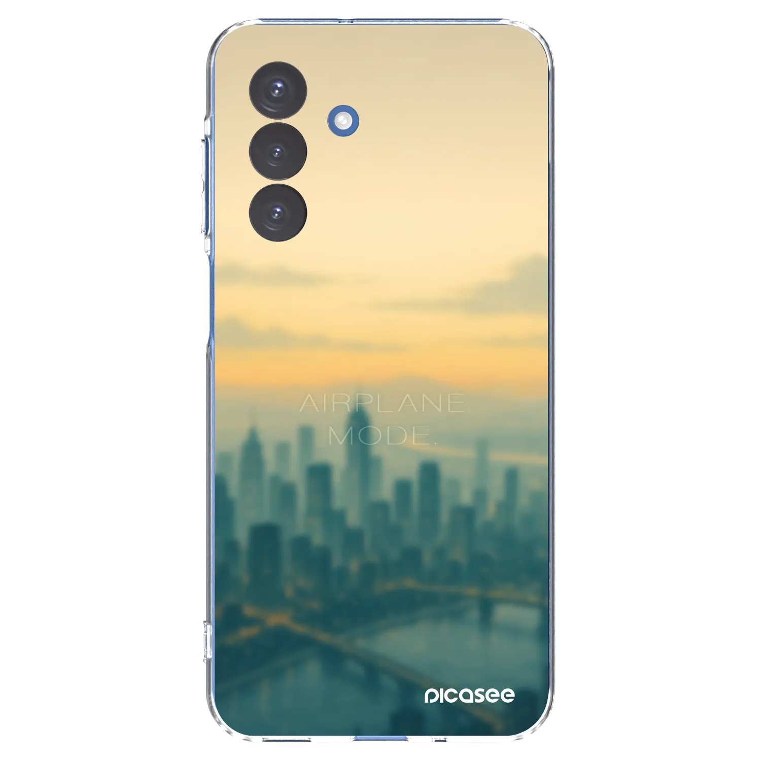 Picasee silikonowe przeźroczyste etui na Samsung Galaxy A17 5G - Airplane mode