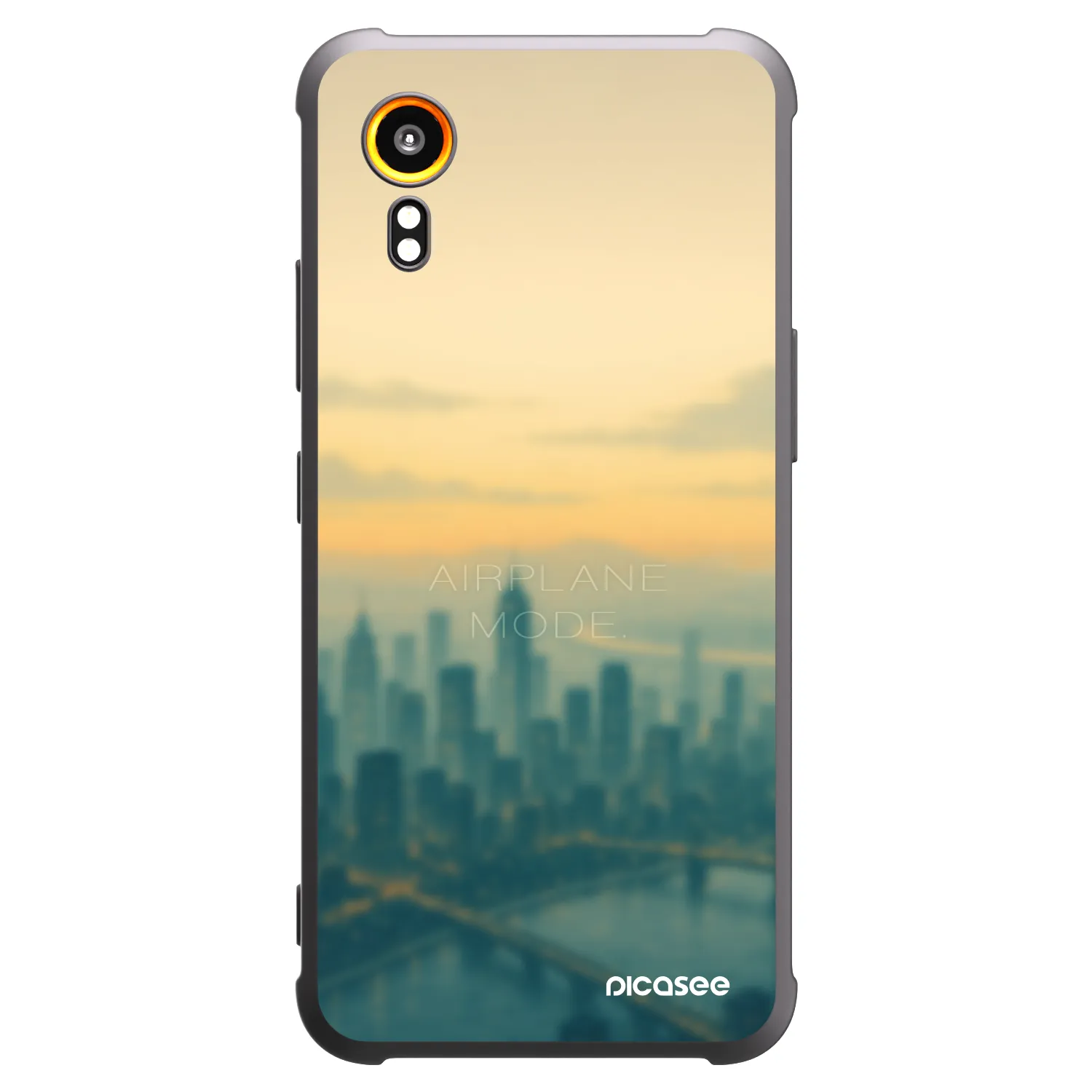 Picasee silikonowe czarne etui na Samsung Galaxy Xcover 7 - Airplane mode