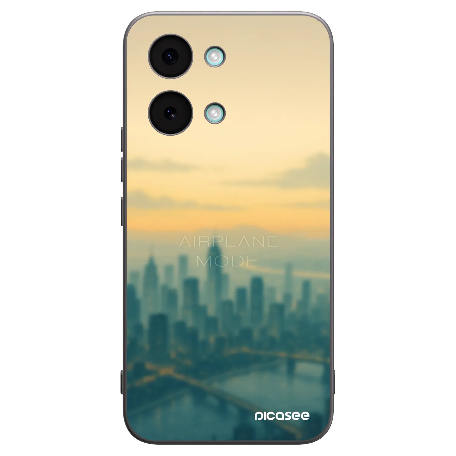 Picasee silikonowe czarne etui na Xiaomi Poco X8 Pro Max - Airplane mode