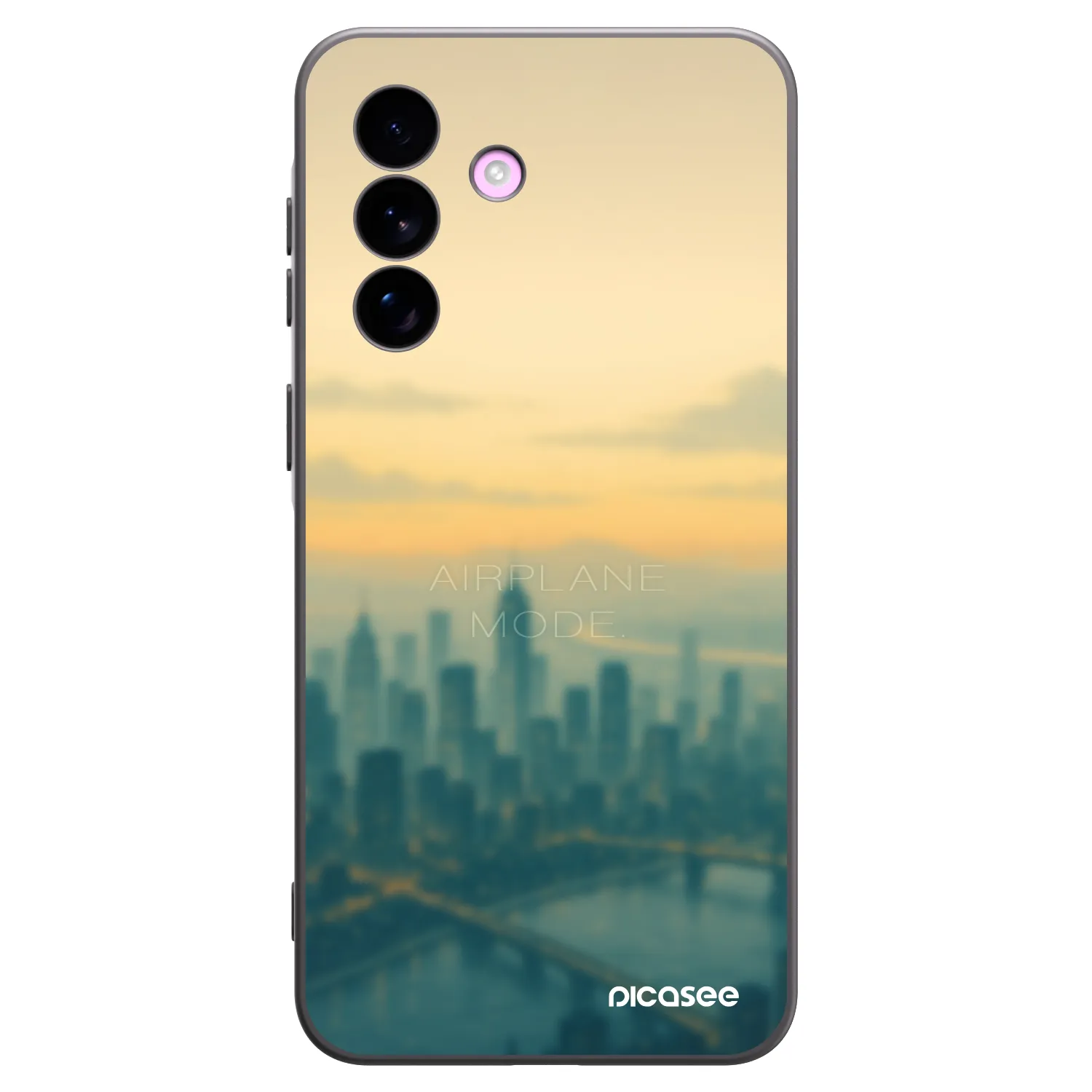 Picasee silikonowe czarne etui na Samsung Galaxy A57 5G - Airplane mode