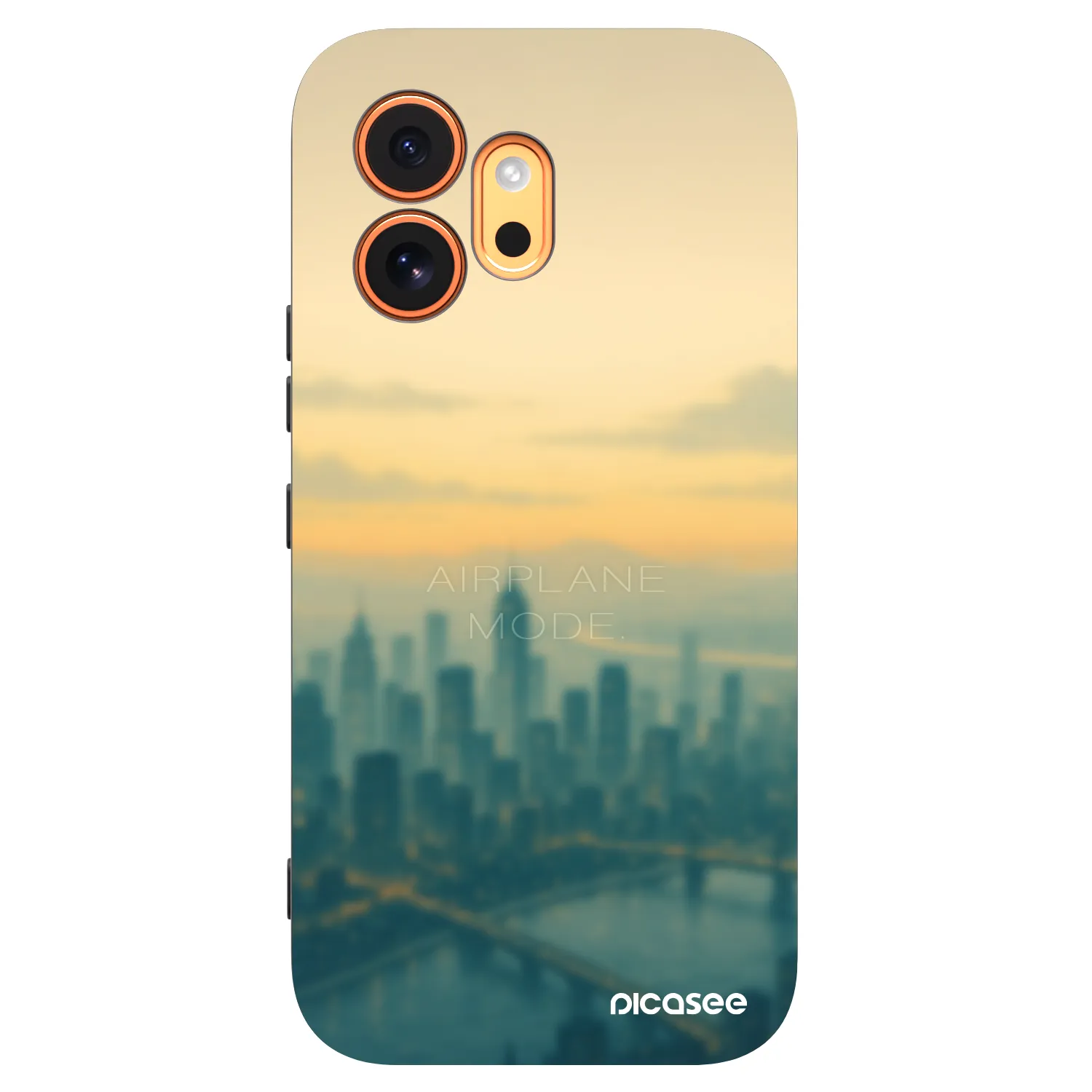 Picasee silikonowe czarne etui na Honor 600 - Airplane mode