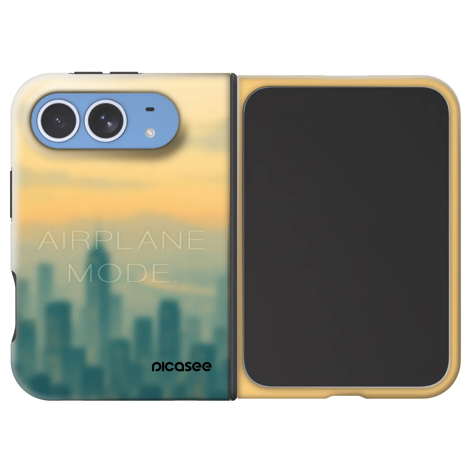 Picasee Fashion Case MagSafe na Apple iPhone Duo - Airplane mode