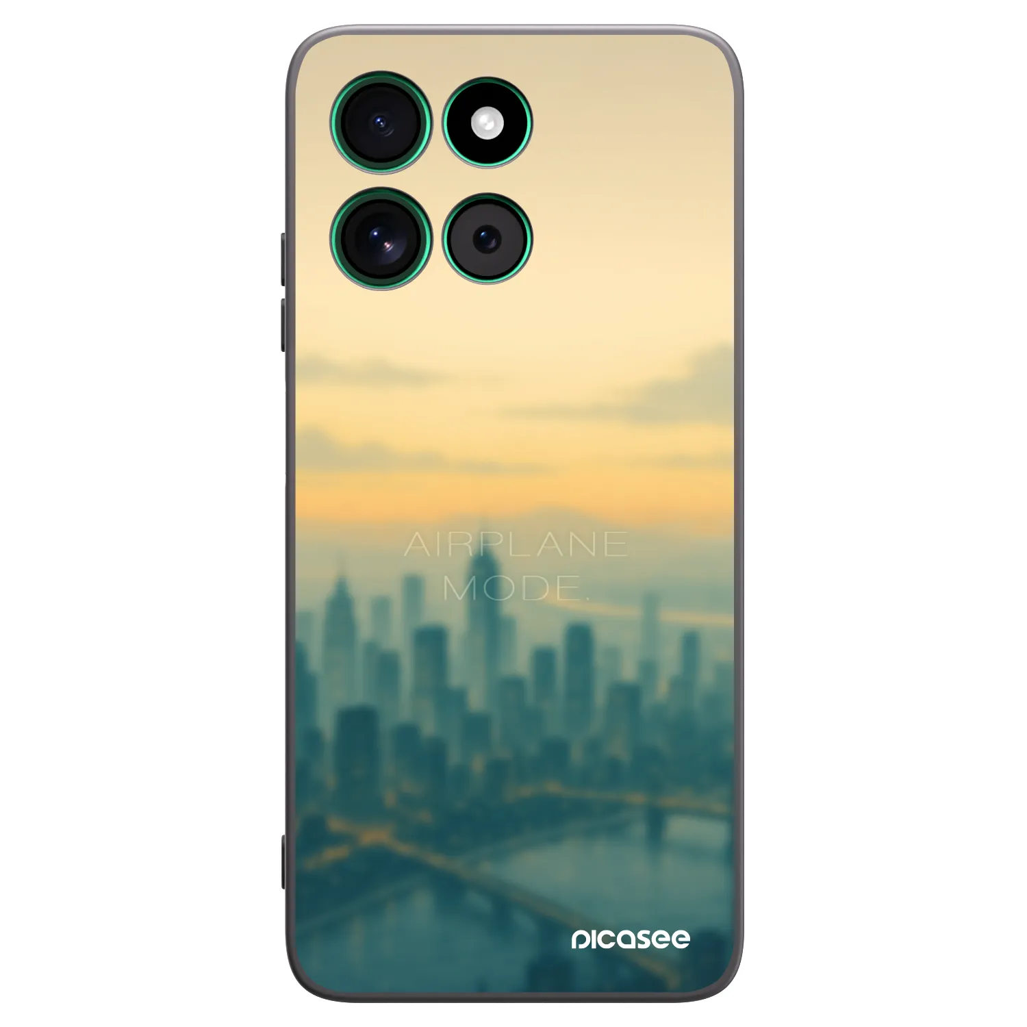 Picasee silikonowe czarne etui na Motorola Moto G57 Power - Airplane mode