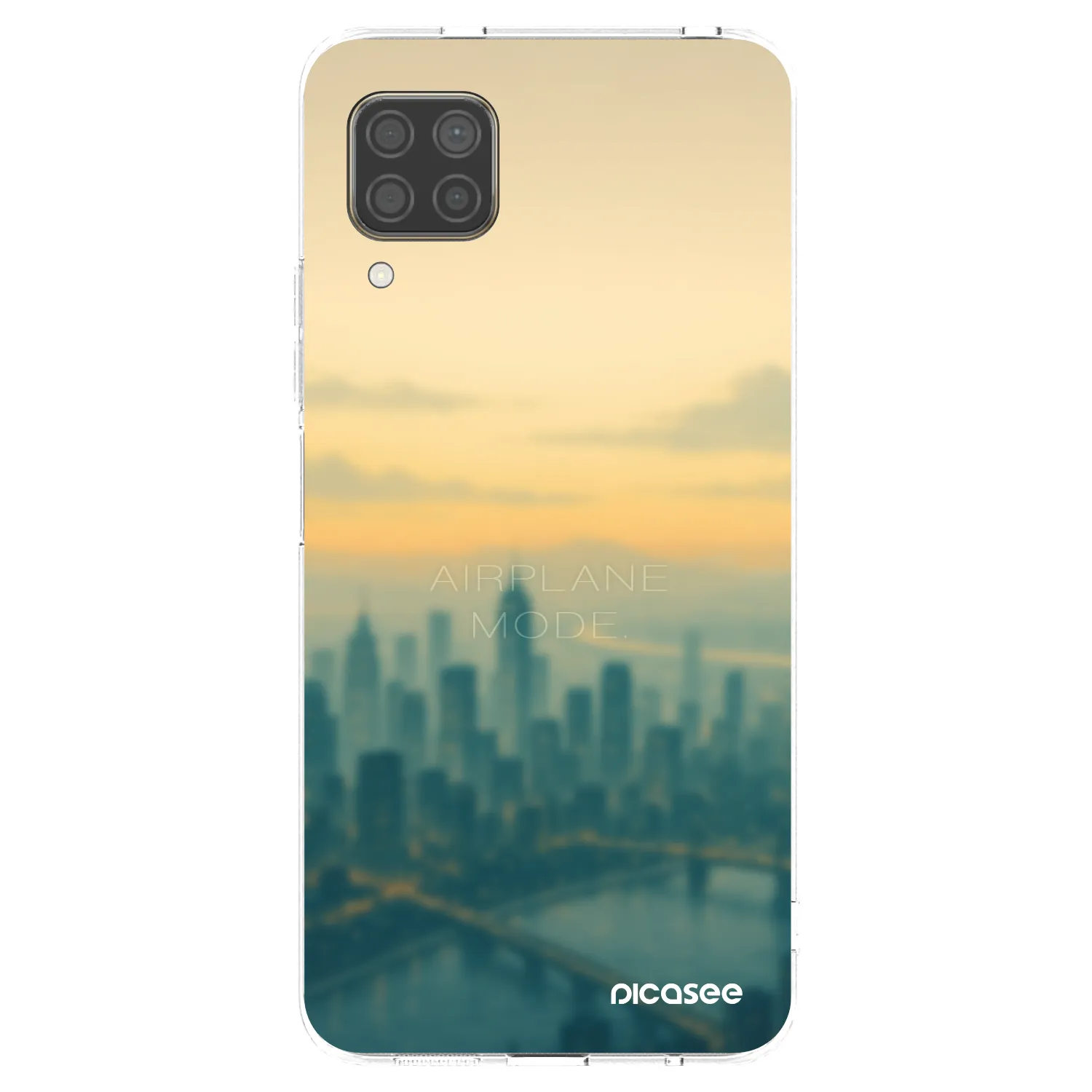 Picasee silikonowe przeźroczyste etui na Huawei P40 Lite - Airplane mode