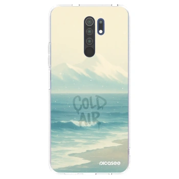 Picasee silikonowe przeźroczyste etui na Xiaomi Redmi 9 - COLD AIR