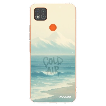 Picasee silikonowe przeźroczyste etui na Xiaomi Redmi 9C - COLD AIR