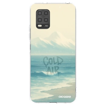Picasee silikonowe przeźroczyste etui na Xiaomi Mi 10 Lite - COLD AIR