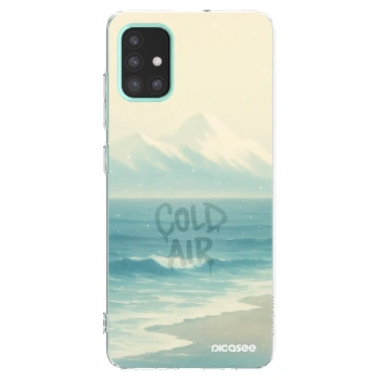 Picasee silikonowe przeźroczyste etui na Samsung Galaxy M31s - COLD AIR