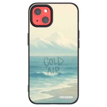 Picasee silikonowe czarne etui na Apple iPhone 13 - COLD AIR