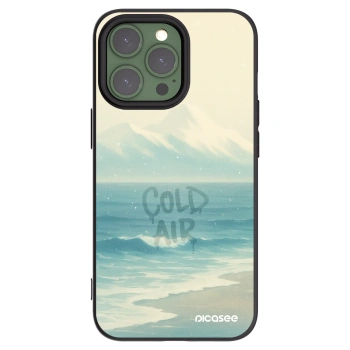 Picasee silikonowe czarne etui na Apple iPhone 13 Pro - COLD AIR