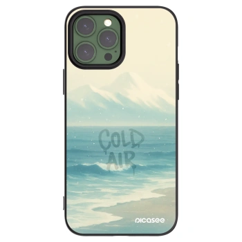 Picasee silikonowe czarne etui na Apple iPhone 13 Pro Max - COLD AIR